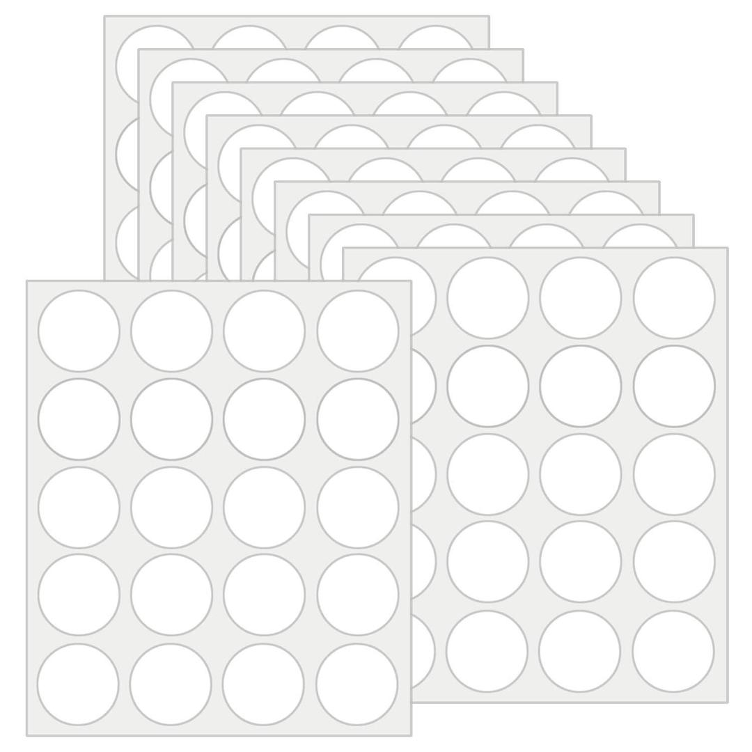 150 Pcs Round Clear Double Sided Adhesive Dots,  Removable Sticky Putty for Wall Hanging 