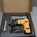 Electric Nail Gun for De-walt 20V Battery, 18 Gauge 2 in 1 Brad Nailer CordlessBrushles Staple Gun with 1000pcs Nails and 500pcs Staples Included for Home Improvement, DIY and Woodworking