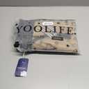 YOOLIFE Gifts for Women - Initial Jute Tote Bag & 2 Makeup Bags Personalized Gifts for Women Teacher Mom Friend Birthday