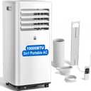 Portable Air Conditioners, 10,000 BTU Portable AC Unit for Room up to 450 Sq. Ft, 3 in 1 Small AC Unit with 24H Timer Smart Sleep Mode, Smart Stand up Air Conditioner for Bedroom(10,000 BTU)