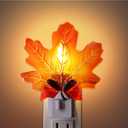 Meonum Thanksgiving Leaf Night Lamp Bedroom Bathroom Kitchen Hallway