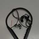 Around The Neck Headphone, The New Bluetooth 5.4 Playtime Up To 100 Hours LED Battery Display, With A Microphone Neckband Bluetooth Headphones, Neck Headphones Semi-In-Ear Noise Cancelling IPX7 (Black)