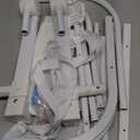 Baby Bed Rail Guard for Toddlers -46" Toddler Bed Rails for Twin, Full, Queen, King Bunk Size Bed Swing Down Bedrail Extral Tall Child Safety Side Railing Guards for Kids (47 Inch, White)