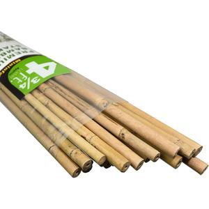 Mininfa Natural Bamboo Stakes 57 Inch (Approx 5 FEET), Eco-Friendly Garden Stakes, Plant Stakes Supports Climbing for Tomatoes, Trees, Beans, 20 Pack