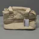 Dog Purse Carrier for Small Dogs Rabbit cat with Large Pockets, Cotton Bag, Dog Carrier Soft Sided, Collapsible Travel Puppy Carrier (Beige, 13.6" L x 6.5" W x 10" H)