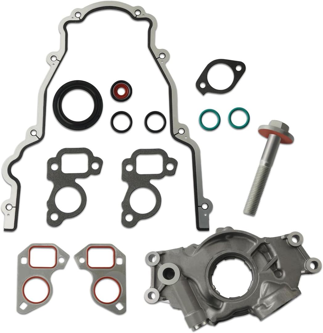 M295HV High Volume Oil Pump kit Compatible with 1998-2020 Chevy Silverado Suburban Avalanche Trailblazer Express GMC Sierra Yukon Cadillac Escalade CTS Hummer H2 H3 4.8L 5.3L 6.0L Replace 12696357