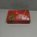 Flechllary 3ft DIY Felt Christmas Tree for Toddlers, Set Plus Snowman Advent Calendar with 33 Removable Ornaments, Wall Hanging Xmas Gift for Kids with String Lights (Batteries Not Included)