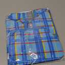 KOOLTAIL Dog Raincoat Hooded Slicker Poncho with Leash Hole, Raincoat for Small Medium Dogs, Waterproof Doggie Rain Jacket with Reflective Strip, Adjustable Breathable Plaid Puppy Rainwear-Blue (Small (Pack of 1))