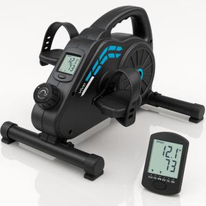 Vive Under Desk Bike - Magnetic Pedal Exerciser - Indoor Cycling Bike Stationary - Arm Leg Seated Deskcycle Bike Exercise Equipment for Home and Office