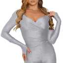 elselect Women's Fall Trendy 2 Piece Outfits Lounge Sets Long Sleeve Shirts Pants Matching Outfit Tracksuits Fashion Clothing, Size XX