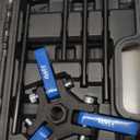 Orion Motor Tech Harmonic Balancer Puller Kit, Adjustable 3-Jaw Puller Set for Removing Harmonic Dampers & Balancers, 3-Jaw Pulley Puller Set Compatible with Chevy GM Chrysler Cadillac Ford More, Blue