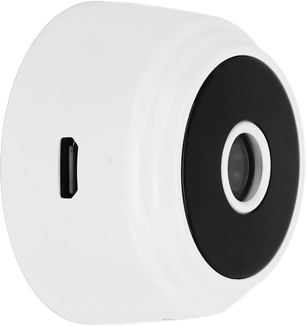 A9 Mini Camera, 1080P Camera with Magnetic Back Cover, Home Security Mini Camcorder Micro Video Surveillance Camera (White)