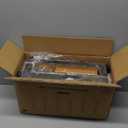 EDISHINE Low Voltage Landscape Lighting, 3.2W 3000K 50,000Hrs Electric LED Pathway Lights Wired, 12V Waterproof Outdoor Landscape Path Lights, Modern Aluminum Housing for Driveway Garden, 6Pack