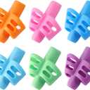 6 Pack Pencil Grips for Kids Handwriting Pencil Grippers, Pencil Writing Aid Grip Posture Correction Tool for Kids Toddler Children Special Needs