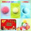 Advent Calendar 2025, 24 Pcs Bath Bombs for Kids Christmas Gifts for Teens Girls Boys Bubble Bath Bomb With Toys Inside Stocking Stuffers Natural Organic Self Care Gifts for Women Men Stress Relief