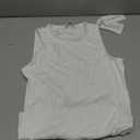 MANGOPOP Women's Tank Top Body Suits Sexy Crew Neck Racerback Halter Ribbed Sleeveless Long Sleeve Bodysuit Going Out Tops (Medium, 01-Sleeveless White)