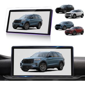 2025 Explorer Screen Protector Designed for 2026 2025 Ford ExplorerActive/ST-Line/ST/Platinum 13.2 Inch - 2025 Ford Explorer Accessories Tempered Glass Screen Protector Scratch Resistant