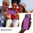 Bemal for iPhone 13 Pro Max Wallet Case, Built-in Card Holder, RFID Blocking, PU Leather Kickstand, Magnetic Closure, Durable Shockproof Phone Cover for Women and Men, Violet