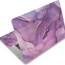 AIMSA Laptop Skin Sticker Decal, 12 13 13.3 14 15 15.4 15.6 inch Laptop Art Decal Protector Notebook Netbook PC 15.6" Universal Vinyl Cover, Purple Marble