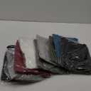 Chuarry 9 Pack Men's V Neck T Shirt Short Sleeve Bulk Soft Solid Tees Basic Quick Dry Slim Fit Undershirts for Men XXL