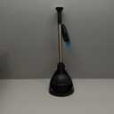 simplehuman Toilet Plunger and Caddy Stainless Steel, Black