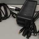 Electric Bike Charger 48V, 54.6V 2A Charger (5 Plugs) Fast Universal for 48V Lithium Battery, Compatible with Ebike, One Wheel, Electric Bicycle, Rad Power Bike