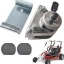 Go Kart Mechanical Disc Brake Caliper & Bracket Kit for 9598 9597 Yerf-Dog Murray Carter ASW Bristers Thunder Airheart MB-1 Predator 212cc 196cc 6.5hp GX160 Go Cart Parts