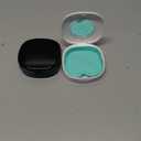 Doboli 2 Pack Retainer Case with Vent Holes, stocking stuffers for gift women men,Compatible with Invisalign,Night Guards,and Mouth Guards Case - Includes Storage Bag,Slim Aligner Remover Tool (Black White)