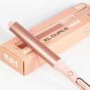 INH Oval Curling Wand for Long Hair - 8" Extra Long Barrel Curling Iron for Loose Curls & Hollywood Waves, XL Oval Wand Deluxe, No Clamp Curling Iron 1 1/2 Inch for Blowout Volume, Dual Voltage Curler