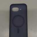 CANSHN Magnetic Compatible with Google Pixel 9a Case(6.3 Inch), Upgraded [Full Camera Protection] [Compatible with Magsafe] [Translucent Matte] Shockproof Protective Phone Case Cover,Deep Blue