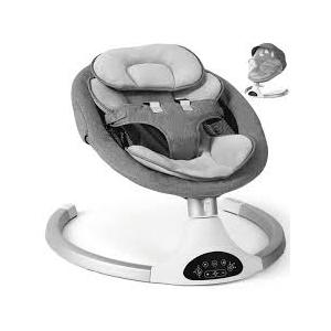 Baby Swing For Infants , Baby Auto Swing, Gray, Maximum weight is 9kg/19.8lbs