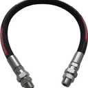 Upgraded Compressor Jumper Hose, High-Temperature 320F, 3/4" x 40"Length, 3/4" NPT Male Connector, Both Sides Fittings Rotate Freely, 700 PSI
