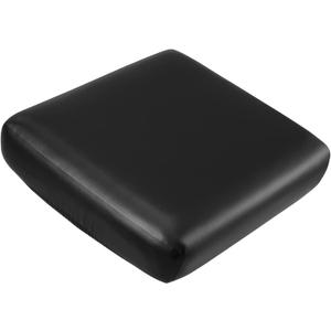 Fuloon Faux Leather Couch Cushion Slipcover, Waterproof Stretch Covers for Sofa, RV Chair Seat Cover, Individual Loveseat Couch Cushion Replacement, PU Leather Sofa Slipcovers(1 Pack, Black)