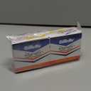 Gillette Saloon Double Edge Razor Blades, 5 Tucks of 10 Blades Each, Pack of 2.