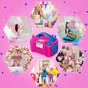 FLSEPAMB Balloon Pump, Electric Balloon Pump,Portable Dual Nozzles Electric Balloon Air Pump 110V 600W, Electric Balloon Inflator with Tying Tool, Colored Ribbons for Party Decoration