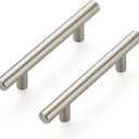 Ravinte 6 Pack 5 inch Kitchen Cabinet Handles Cabinet Pulls Brushed Nickel Stainless Steel Kitchen Drawer Pulls Cupboard Handles 3" Hole Center