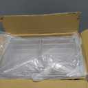 Yieach 2 Pack Acrylic Storage Drawers With 12 Small Drawer,Stackable Office Cabinet Organizer and Makeup Organizer,Clear Plastic Drawers for Craft Supply,Pen,Stationary,Accessory,Makeup,Desk Organizer