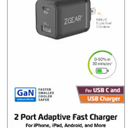 ZGear 2 Port Adaptive Fast Charger
