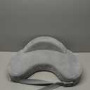 Momcozy Innovative Safety Guard Nursing Pillow - Firm & Springy Memory Foam - Stable, Ergonomic Support & Comfort - Wider Breastfeeding Cushion, Adjustable, Removable Cover, Baby Safety Certified (CozyLite)