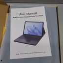 CHESONA for iPad Air 11 Inch Case with Keyboard M3/M2 (2025/2024), 7-Color Backlight, Multi-Touch Trackpad, 2 Wireless Channels, for iPad Pro 11 (4th/3rd/2nd/1st Gen) & iPad Air 5th & 4th Gen, Black