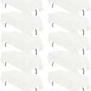 10 Pack Ivory Tablecloths for 8ft Rectangle Tables 60 x 126 Inch - Polyester Table Cover Stain and Wrinkle Resistant Washable Fabric Table Clothes for Wedding Party Banquet Reception Restaurant