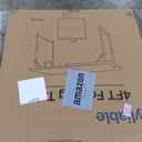 Byliable Folding Table 4 Foot Portable Heavy Duty Plastic Fold-in-Half Utility Table Small Indoor Outdoor Adjustable Height Folding with Carrying Handle, Camping and Party,White | Portable, Heavy Duty, Fold-in-Half, Indoor Outdoor, Adjustable Height, Folding