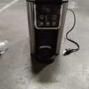 KIDISLE Hot & Iced Coffee Maker with Bold Setting, Single Serve Coffee Maker for K Cup and Grounds, 6-14 Oz Brew Sizes, 50 Oz Removable Water Tank, One Cup Coffee Machine with Reusable Filter, Grey