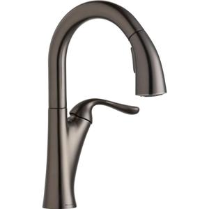 Elkay LKHA4032AS Harmony Antique Steel Single Lever Pull-down Spray Bar Faucet