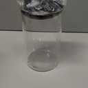 KIVY Vacuum Seal Coffee Canister (Glass) - Coffee Canister with Airtight Lid - Airtight Coffee Jar - Air Tight Coffee Container - Vacuum Storage (Medium)