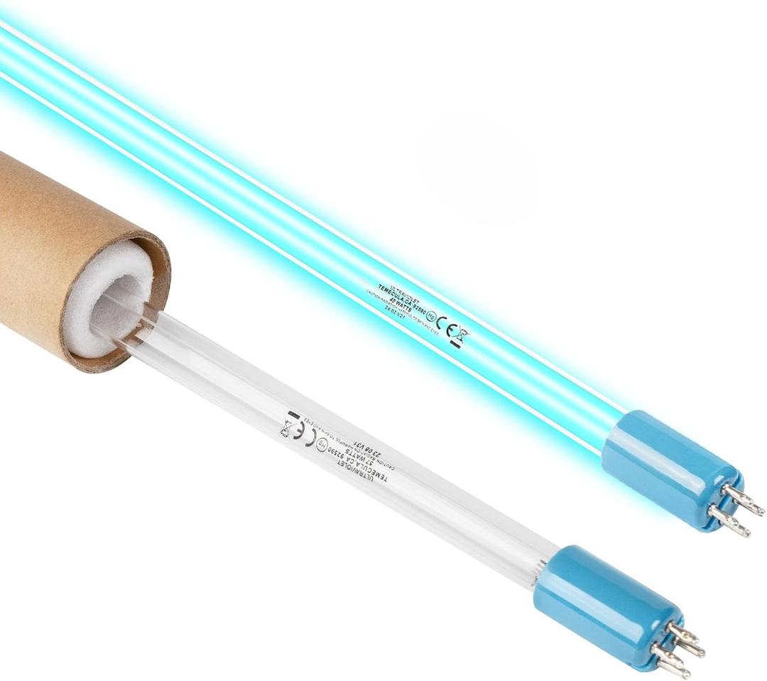 40 Watt Replacement ÜV Lamp for Aqua ÜV Water Filter, ÜV Bulb 100% Equivalent A20040 40W Üν lamp for Aqua, Rated Time 18,000h, 1 Pack