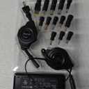 ReTrak 65W Universal AC Laptop Charger, ReTrak Laptop Charger with 13 Adapter Tips, Retractable Universale Laptop Power Adapter Charger, Ultrabook/Notebook/Netbook Wall Charger, ETCHGNBUNN2