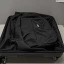 Car Seat Bag Backpack with Wheels for Air Travel Extra Large Padded Carseat Cover Carrier for Airplane Gate Check Bag (Dark Black)