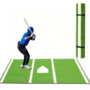 Thickened Baseball Hitting Mat, 4'11" x 4'11"