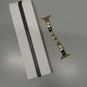 Mesime Slim Band Compatible with Apple Watch Bands 49mm 46mm 45mm 44mm 42mm 41mm 40mm 38mm for Women, Dressy Metal Bracelet Designer Fancy Strap for iWatch Ultra 3/2/1 Series 11/10/9/8/7/6/5/4/SE/3/2/1 (Gold)